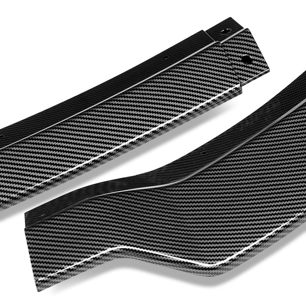 [Carbon Style Look] Front Bumper Lip Chin Guard Body Kit For 15-22 Dodge Charger LD