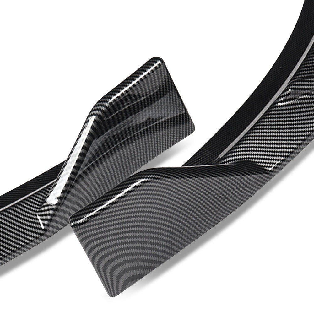 [Carbon Style Look] Front Bumper Lip Chin Guard Body Kit For 15-22 Dodge Charger LD