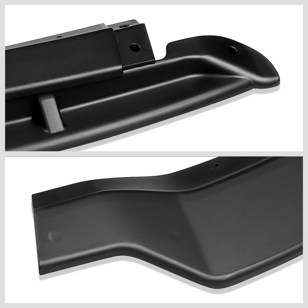 [Matte Black] Front Bumper Lip Chin Wing Guard Body Kit For 15-22 Dodge Charger Facelift LD