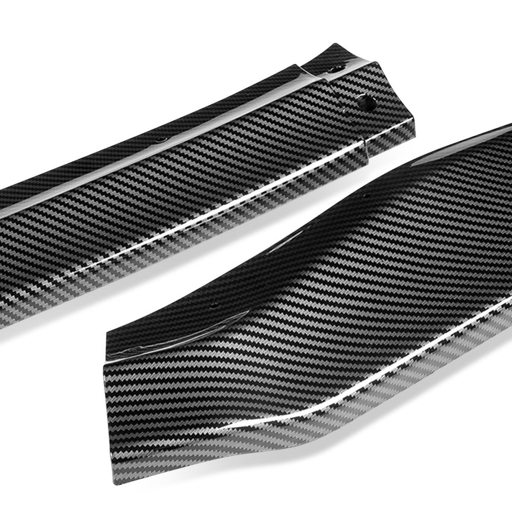 [Carbon Style Look] Front Bumper Lip Guard For 16-20 Lexus IS200t IS300 IS350