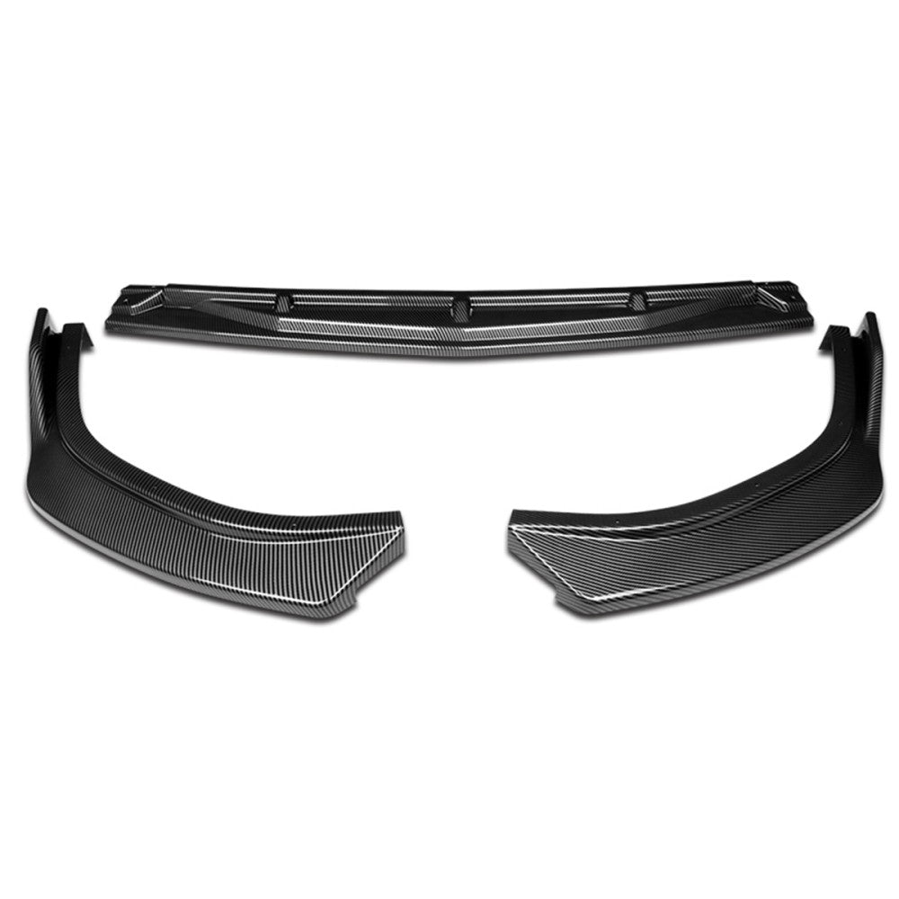 [Carbon Style Look] Front Bumper Lip Chin Guard Body Kit For 20+ Hyundai Sonata