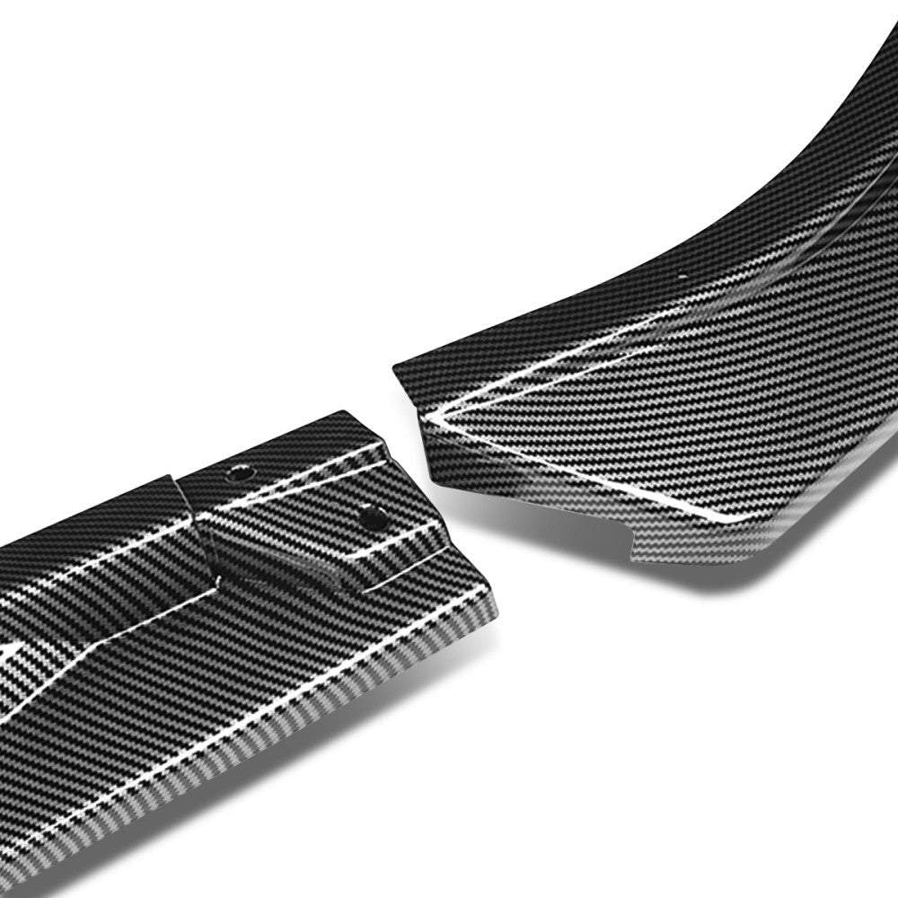 [Carbon Style Look] Front Bumper Lip Chin Guard Body Kit For 20+ Hyundai Sonata