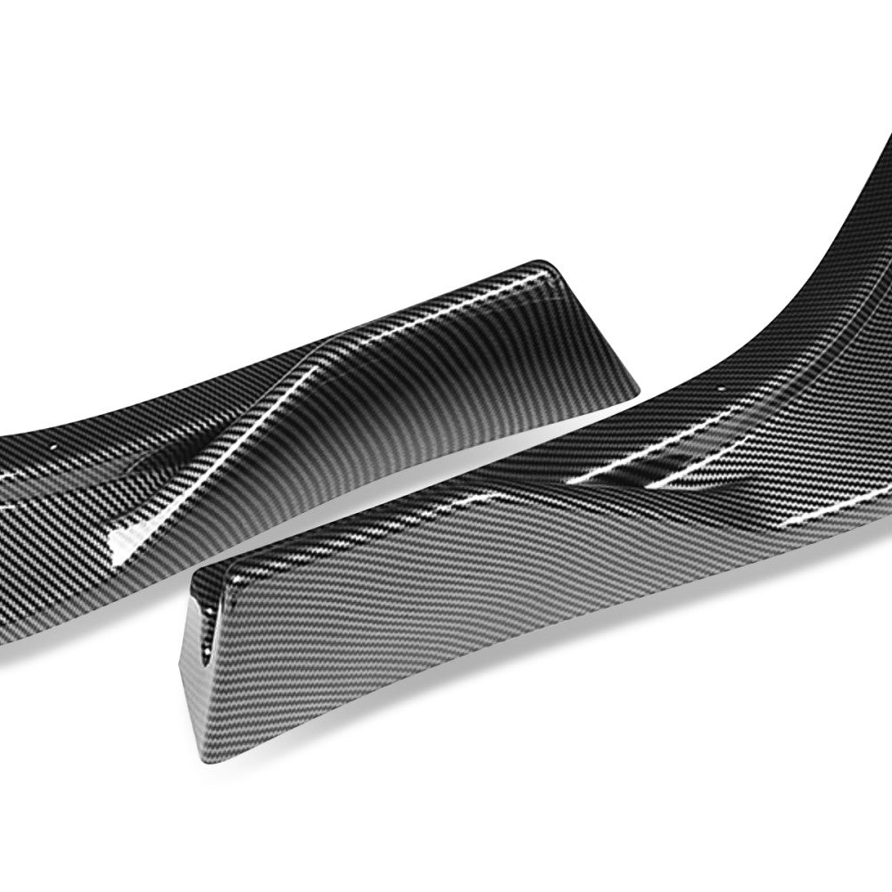 [Carbon Style Look] Front Bumper Lip Chin Guard Body Kit For 20+ Hyundai Sonata
