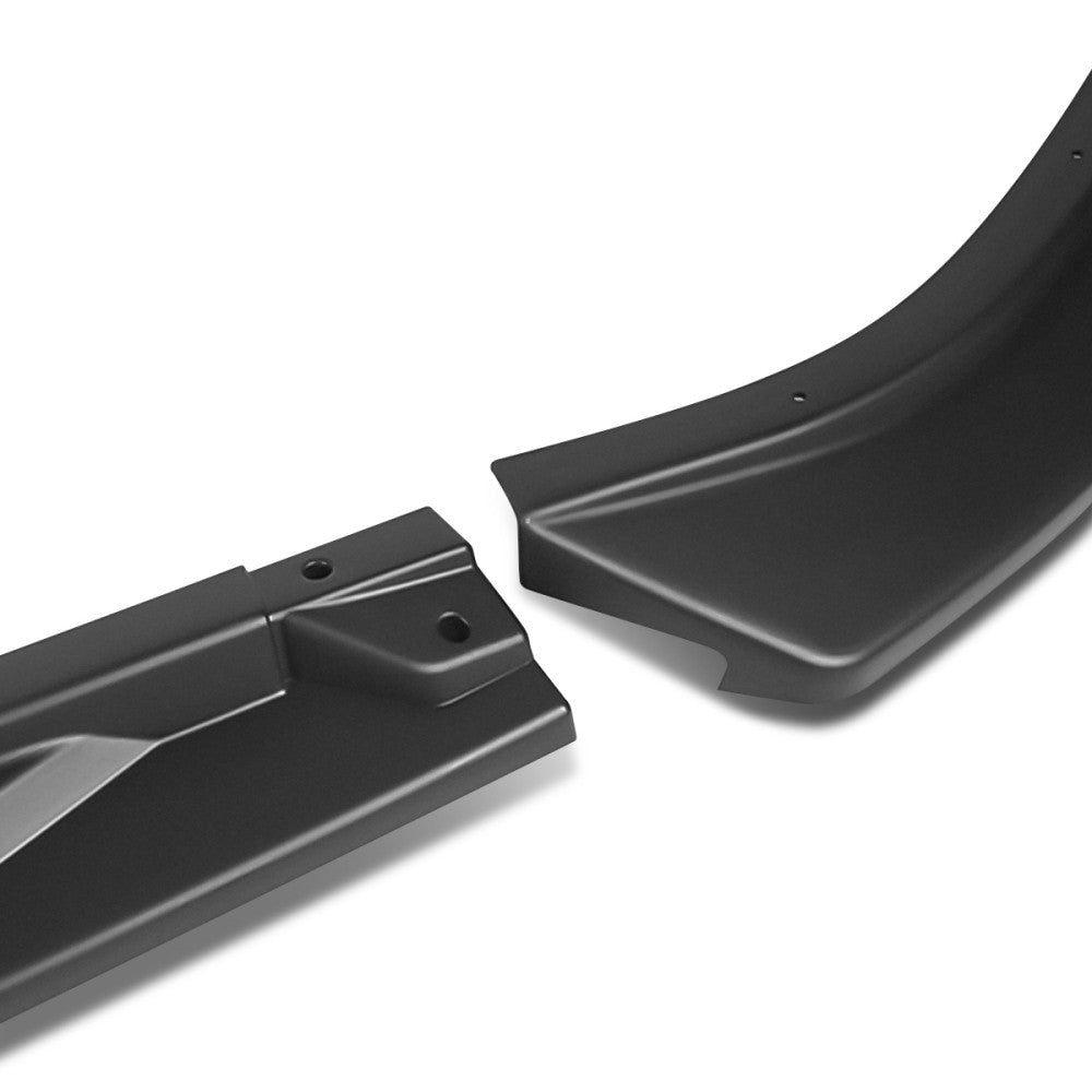 [Matte Black] Front Bumper Lip Chin Guard Lower Body Kit For 20+ Hyundai Sonata