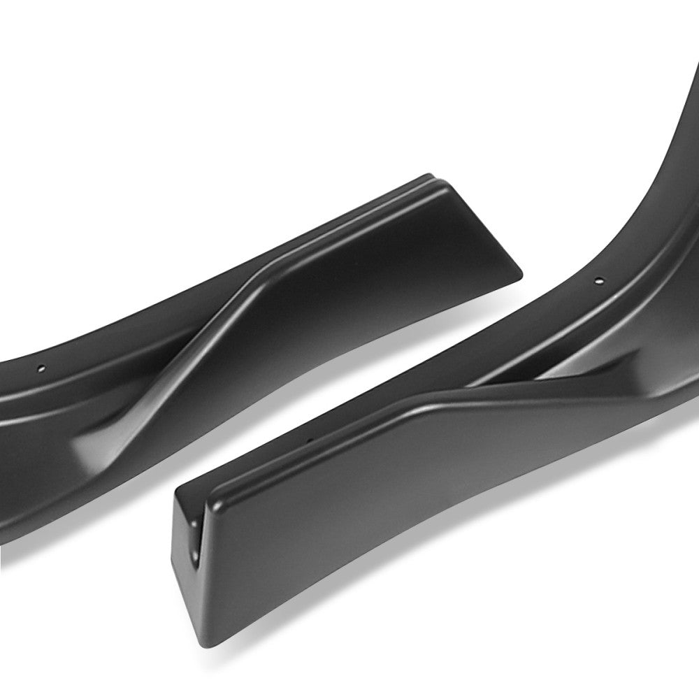 [Matte Black] Front Bumper Lip Chin Guard Lower Body Kit For 20+ Hyundai Sonata
