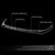 [Painted Gloss Black] Front Bumper Lip Guard Spoiler For 21-22 Hyundai Elantra CN7