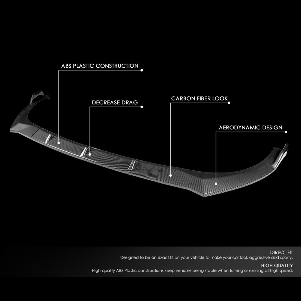 [Carbon Style Look] Front Bumper Lip Guard Body Kit For 21-22 Hyundai Elantra CN7