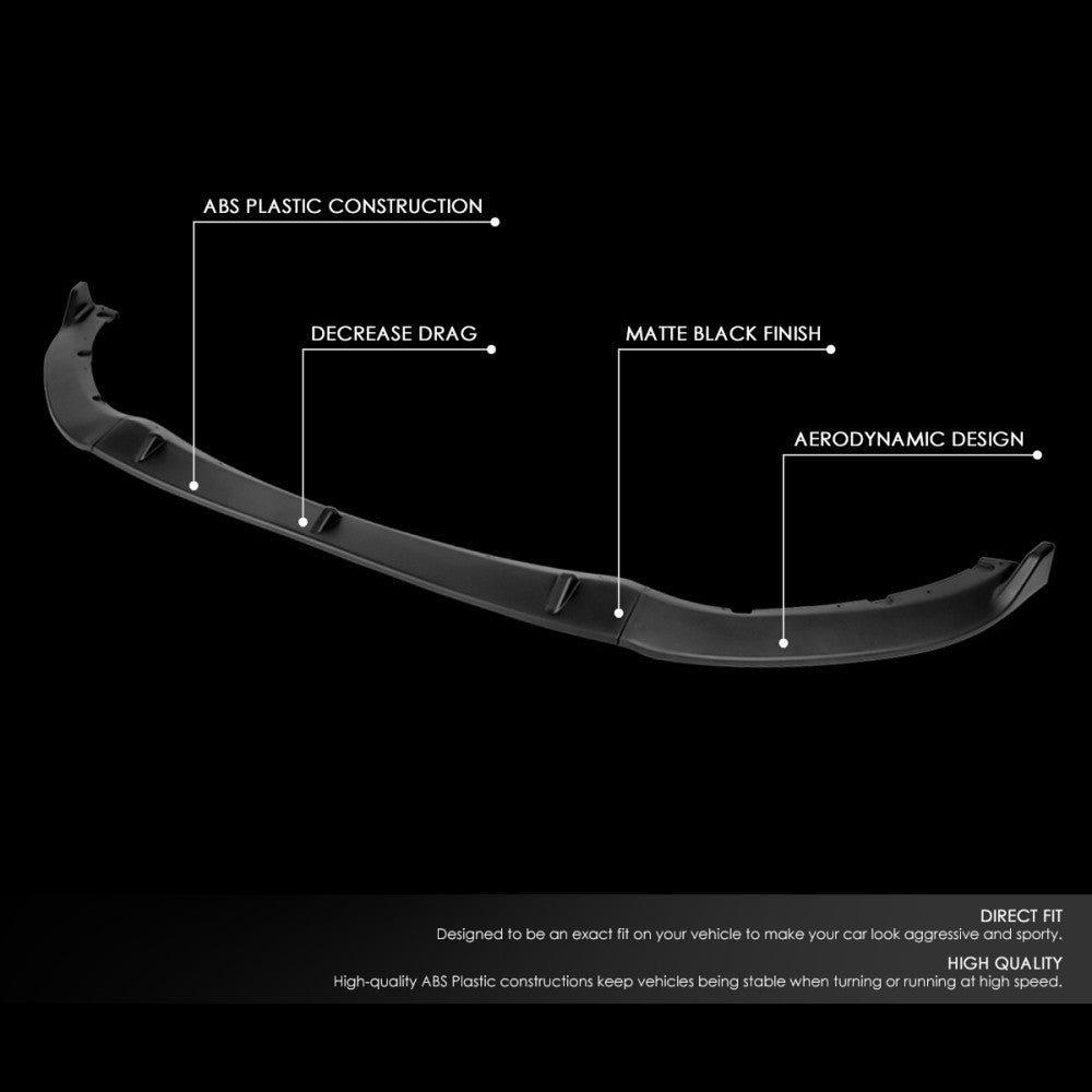 BFC [Matte Black] Front Bumper Lip Chin Guard Body Kit For 16-25 Mazda MX-5 Miata ND