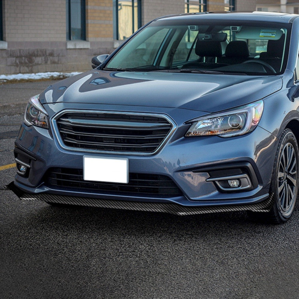 [Carbon Style Look] Front Bumper Lip Chin Guard Body Kit For 18-20 Subaru Legacy