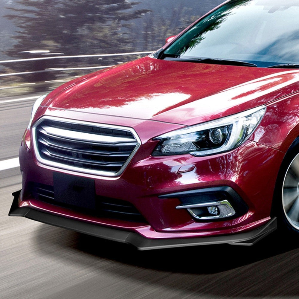 [Matte Black] Front Bumper Lip Chin Guard Lower Body Kit For 18-20 Subaru Legacy