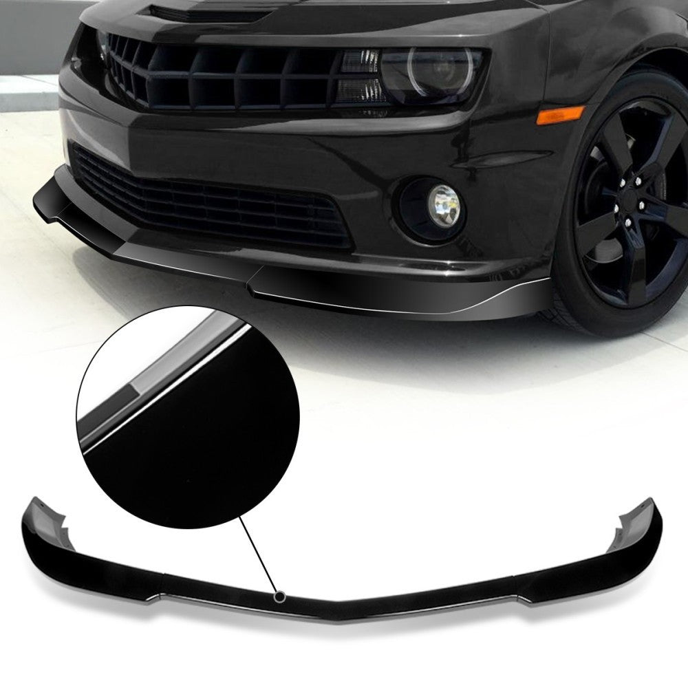 BFC Glossy Black Front Bumper Lip Wing Diffuser 10-13 Camaro V6 27-BMPL-F554-PBK
