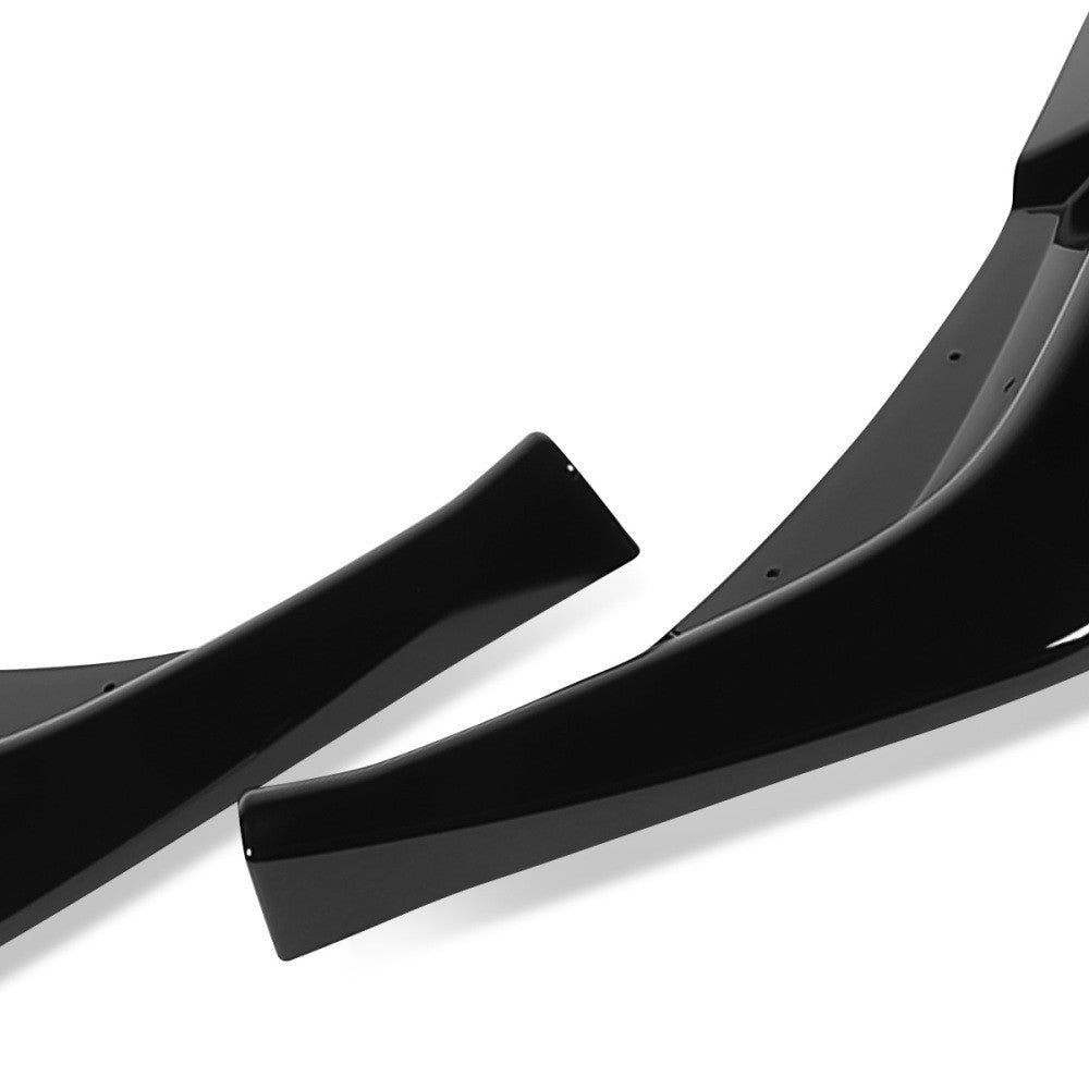 [Painted Gloss Black] Front Bumper Lip Guard Body Kit For 14-15 Chevrolet Camaro