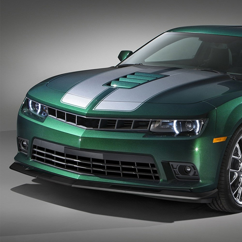 [Matte Black] Front Bumper Lip Chin Guard Body Kit For 14-15 Chevrolet Camaro