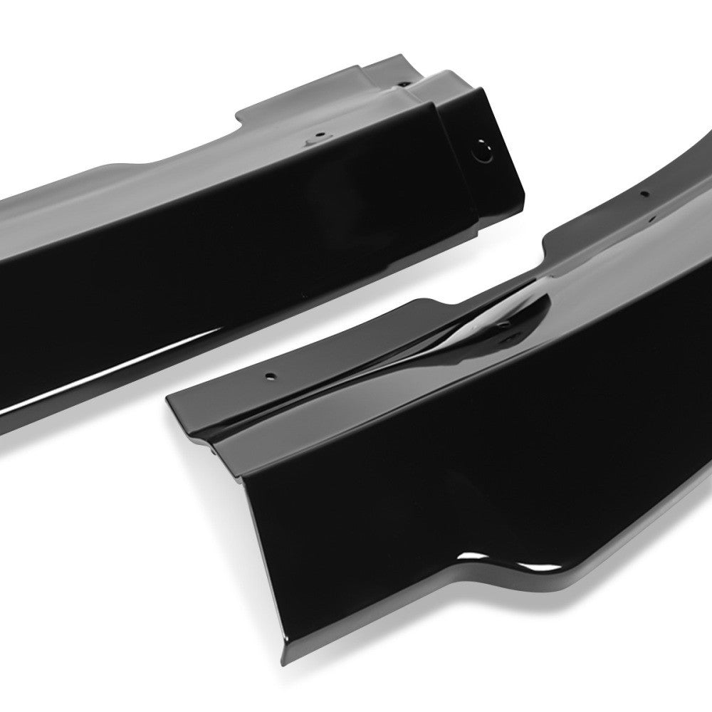 [Painted Gloss Black] Front Bumper Lip Guard Body Kit For 11-14 Dodge Charger