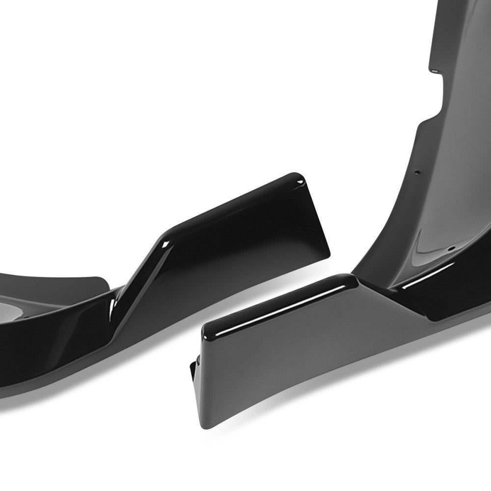 [Painted Gloss Black] Front Bumper Lip Guard Body Kit For 11-14 Dodge Charger