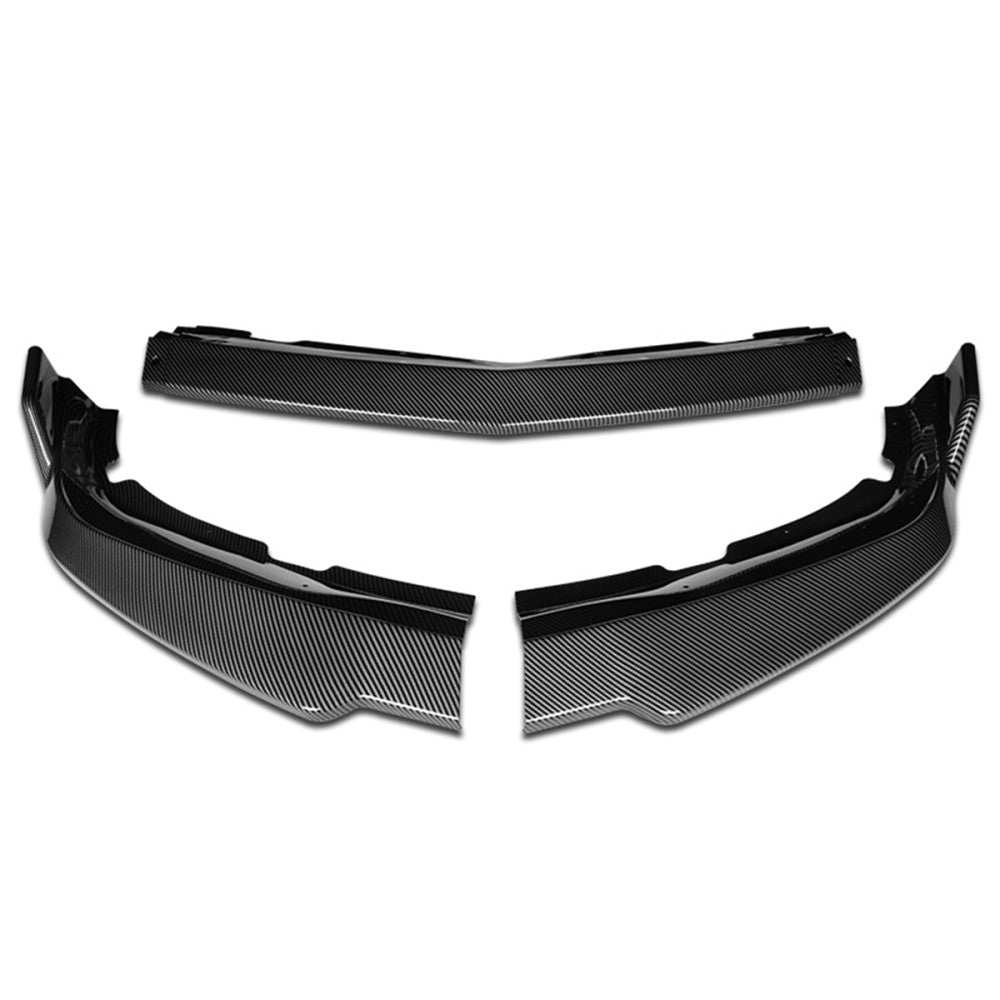 [Carbon Style Look] Front Bumper Lip Chin Guard Body Kit For 11-14 Dodge Charger