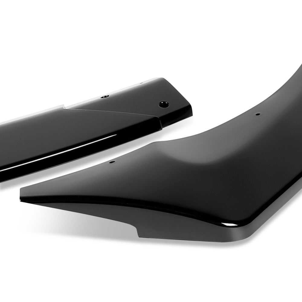 [Painted Gloss Black] Front Bumper Lip Guard For 13-17 Veloster 1.6L Turbo FS
