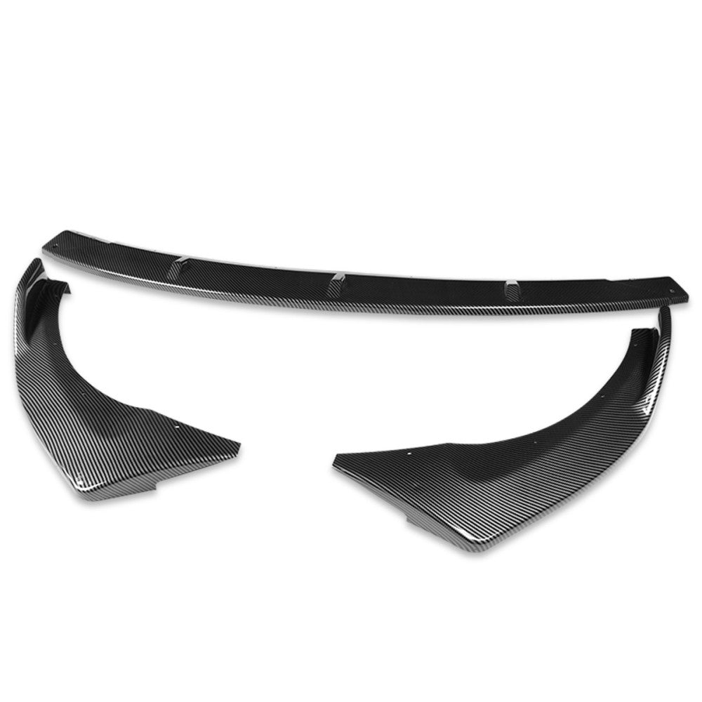 [Carbon Style Look] Front Bumper Lip Chin Guard For 13-17 Veloster 1.6L Turbo FS