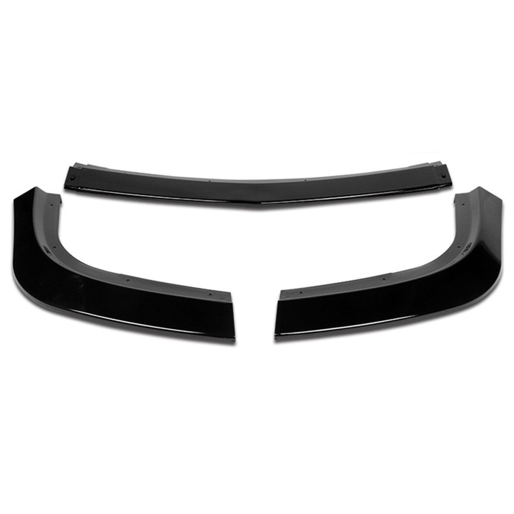 [Painted Gloss Black] Front Bumper Lip Chin Guard For 15+ Dodge Challenger SXT
