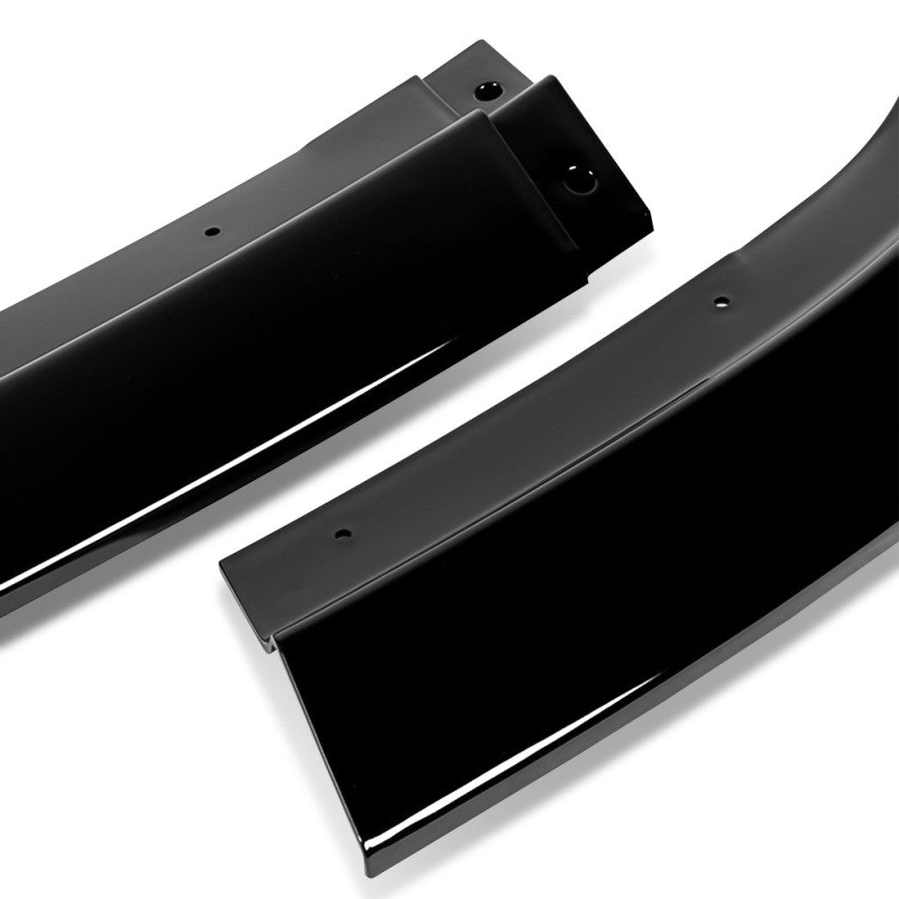 [Painted Gloss Black] Front Bumper Lip Chin Guard For 15+ Dodge Challenger SXT