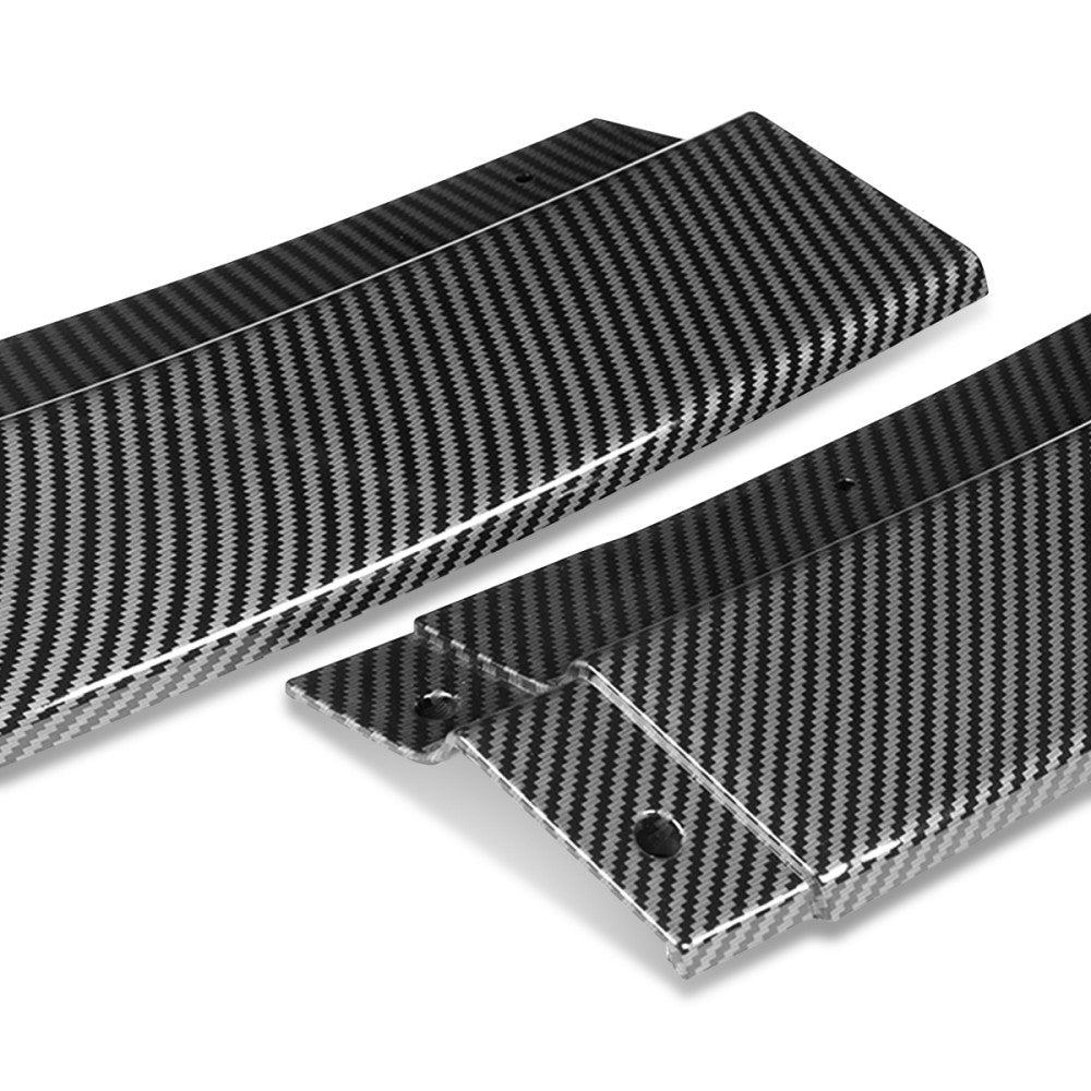 [Carbon Style Look] Front Bumper Lip Guard Body Kit For 15+ Dodge Challenger SXT