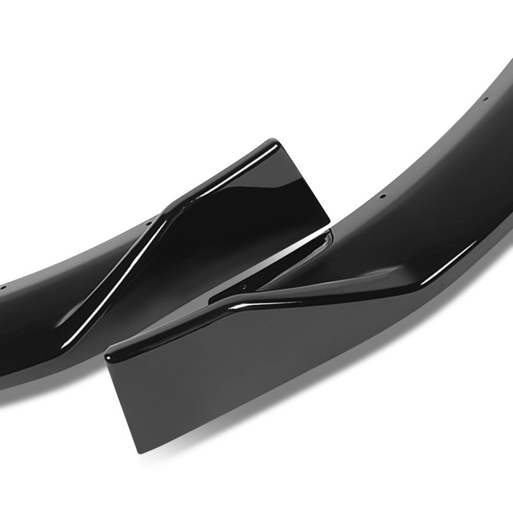 [Painted Gloss Black] Front Bumper Lip Guard Kit For 10-13 Volkswagen GTI MK6