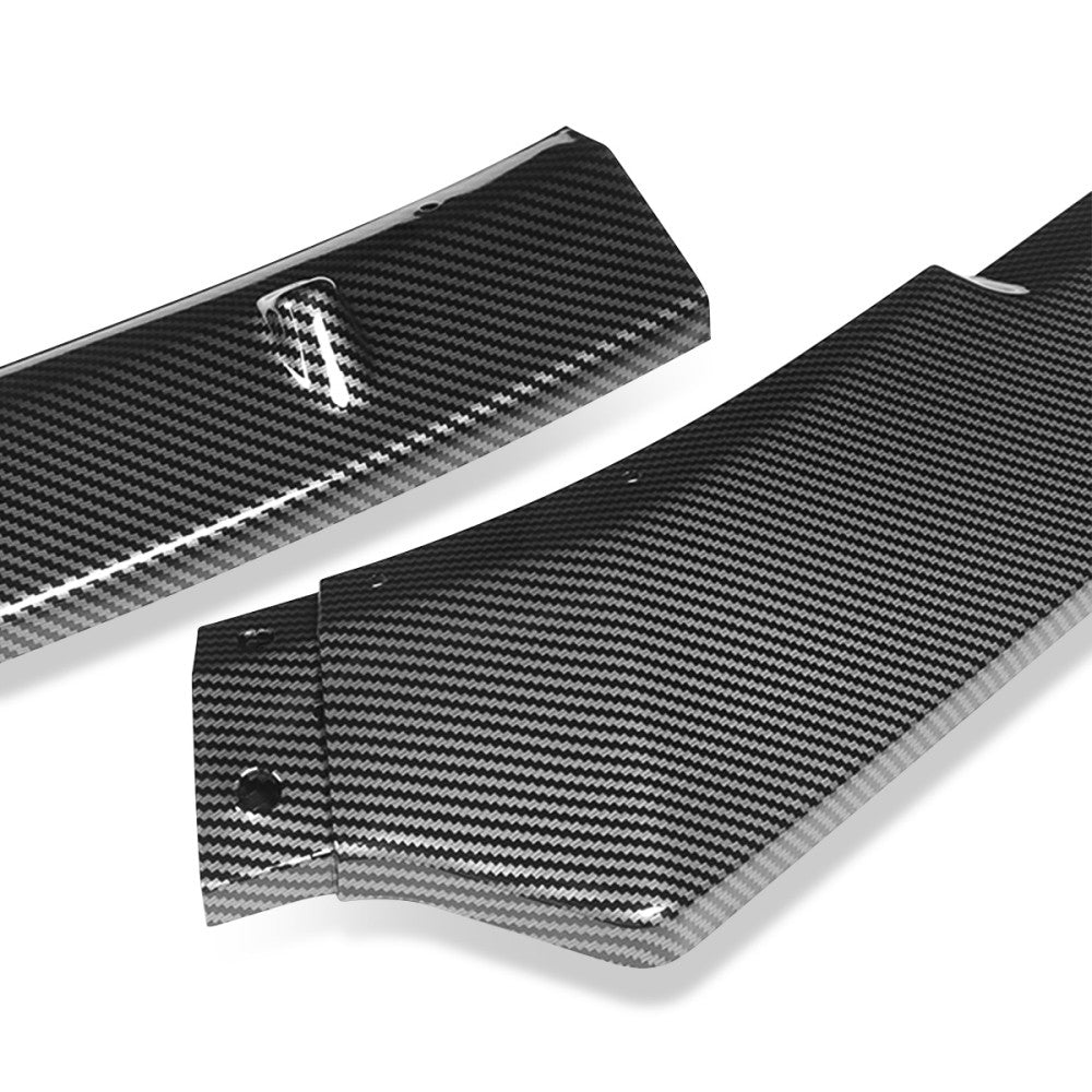 [Carbon Style Look] Front Bumper Lip Chin Guard Kit For 10-13 Volkswagen GTI MK6