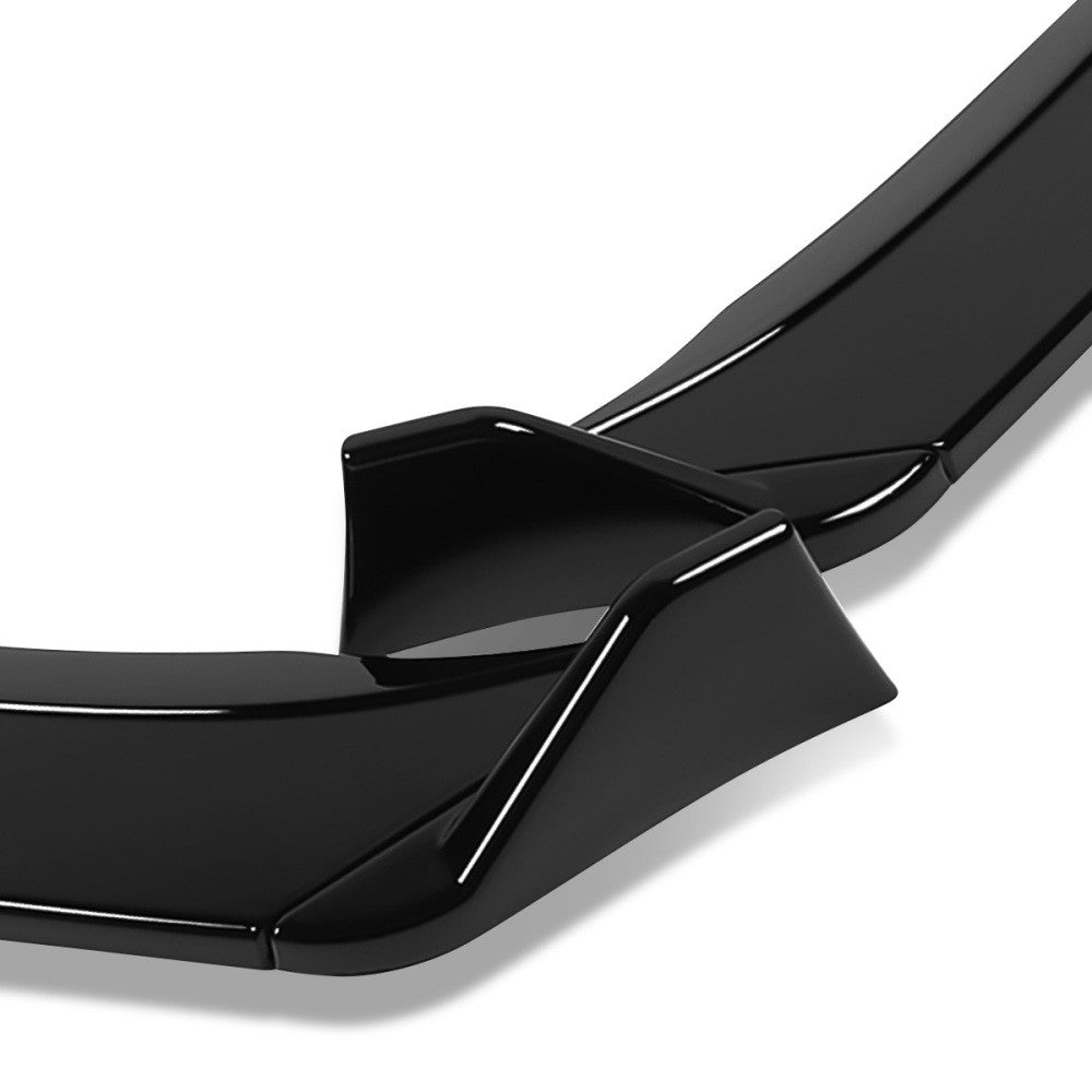 [Painted Gloss Black] Front Bumper Lip Chin Side Canard V1 For 14-19 Corvette C7