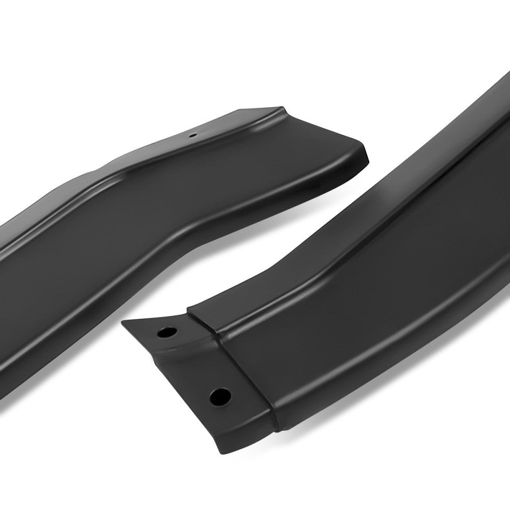 [Matte Black] Front Bumper Lip Chin Guard Side Canard V2 For 14-19 Corvette C7