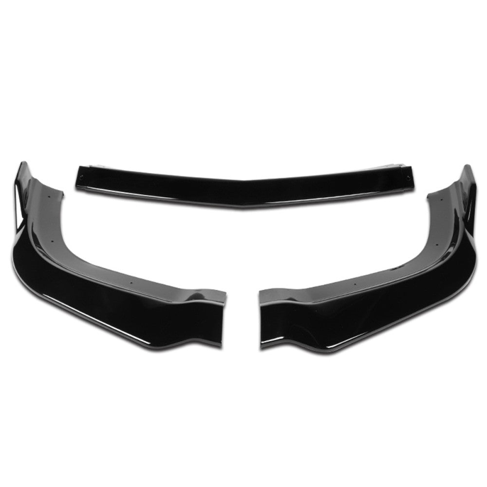 [Painted Gloss Black] Front Bumper Lip Guard Kit For 11-14 Dodge Charger SRT8