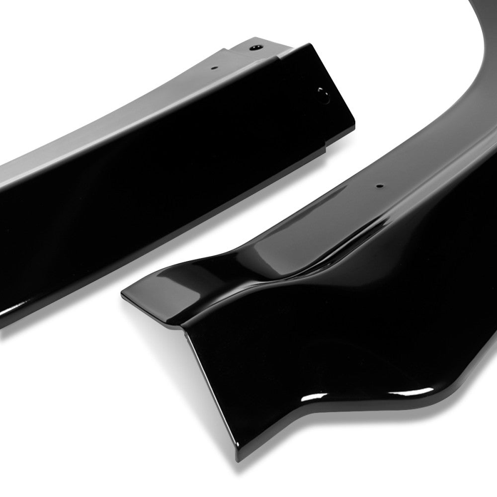 [Painted Gloss Black] Front Bumper Lip Guard Kit For 11-14 Dodge Charger SRT8