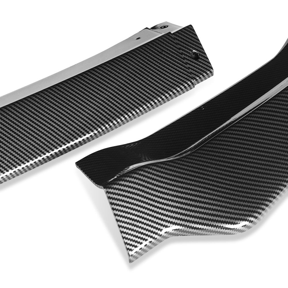 [Carbon Style Look] Front Bumper Lip Guard Body Kit For 11-14 Dodge Charger SRT8