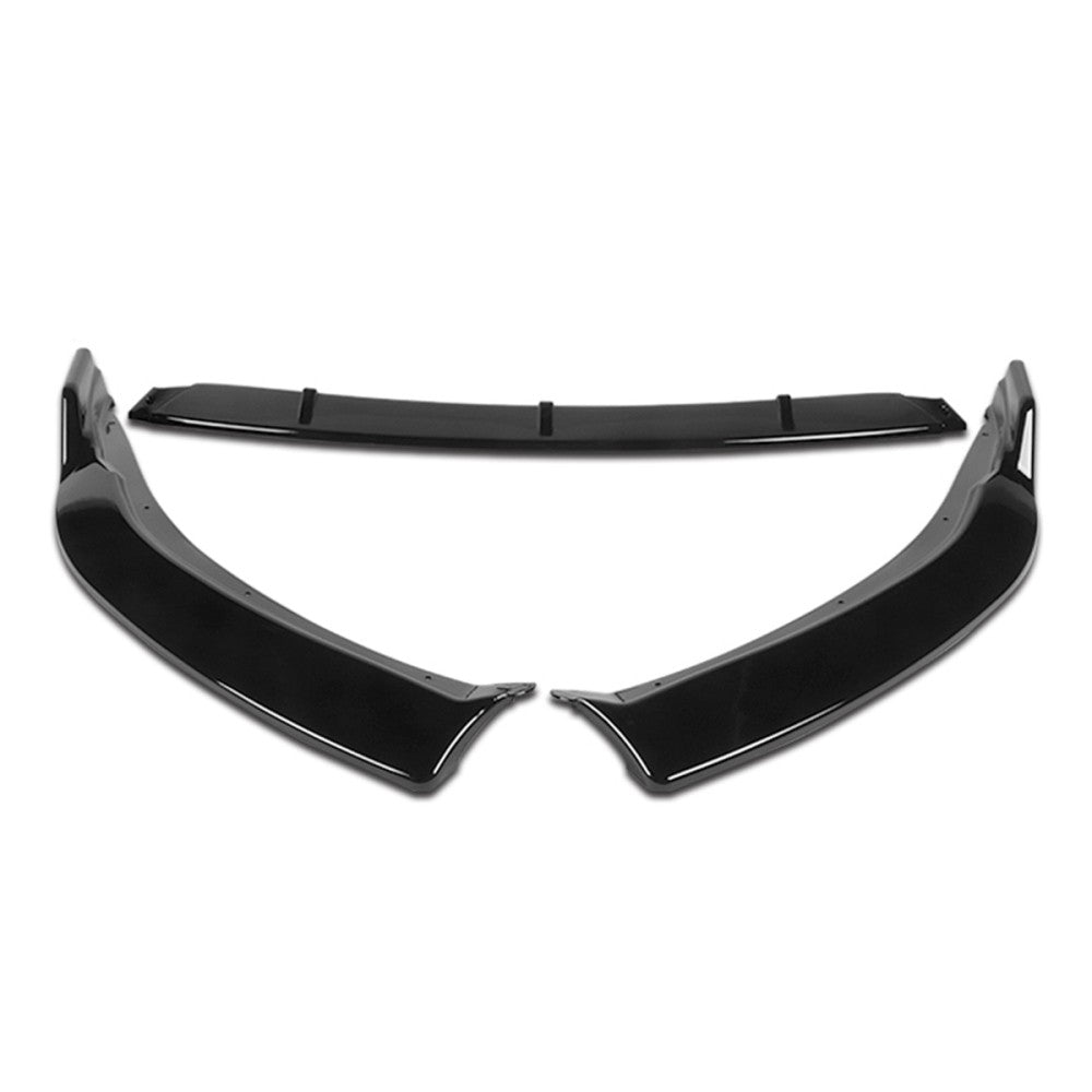 [Painted Gloss Black] Front Bumper Lip Body Kit For 14-16 Toyota Corolla E170