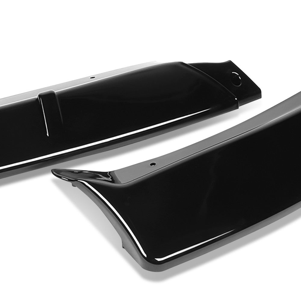 [Painted Gloss Black] Front Bumper Lip Body Kit For 14-16 Toyota Corolla E170