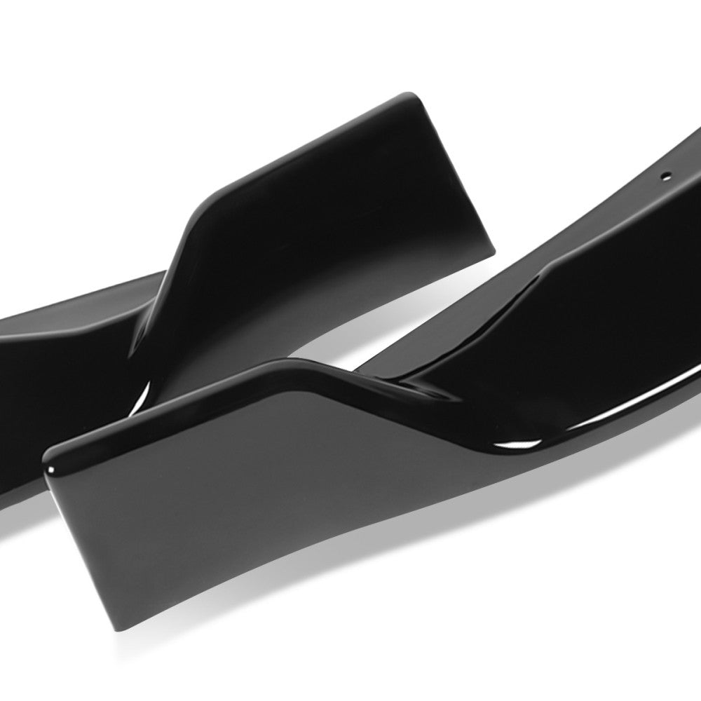 [Painted Gloss Black] Front Bumper Lip Body Kit For 14-16 Toyota Corolla E170