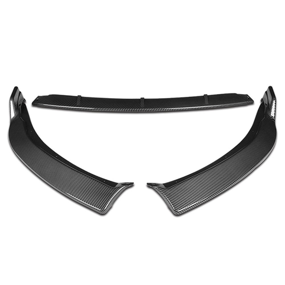 [Carbon Style Look] Front Bumper Lip Chin Body Kit For 14-16 Toyota Corolla E170