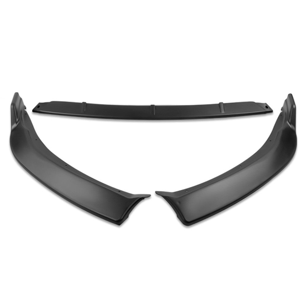 [Matte Black] Front Bumper Lip Chin Wing Body Kit For 14-16 Toyota Corolla E170