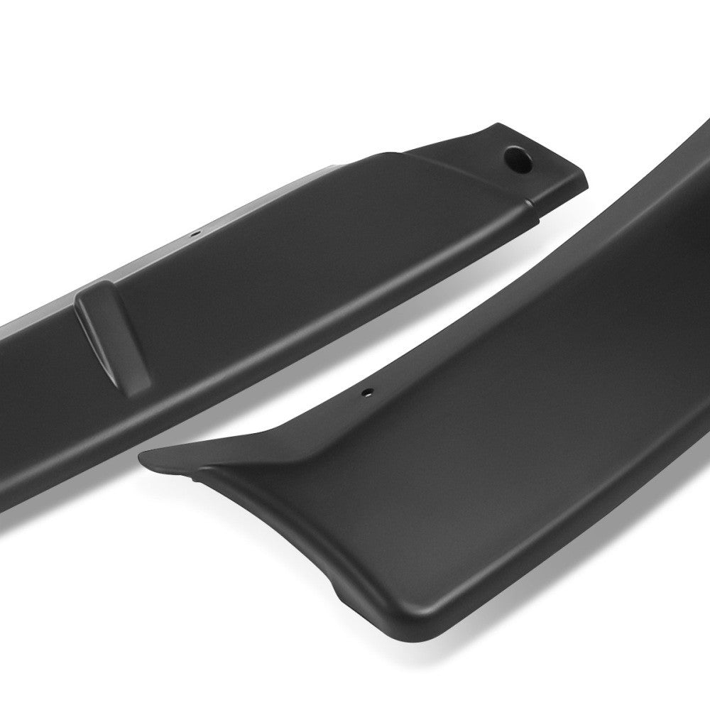 [Matte Black] Front Bumper Lip Chin Wing Body Kit For 14-16 Toyota Corolla E170