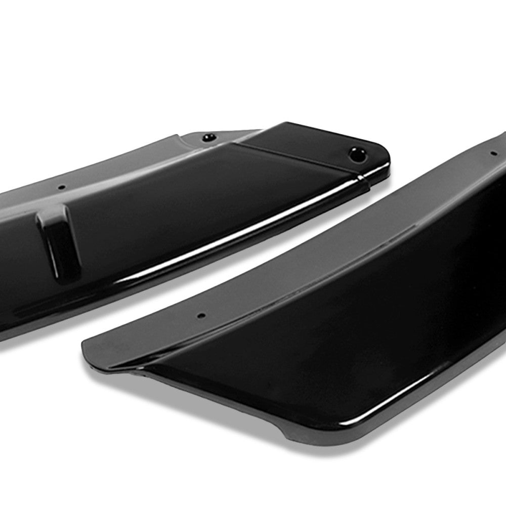 [Painted Gloss Black] Front Bumper Lip Chin Body Kit For 15-17 Toyota Camry XV50