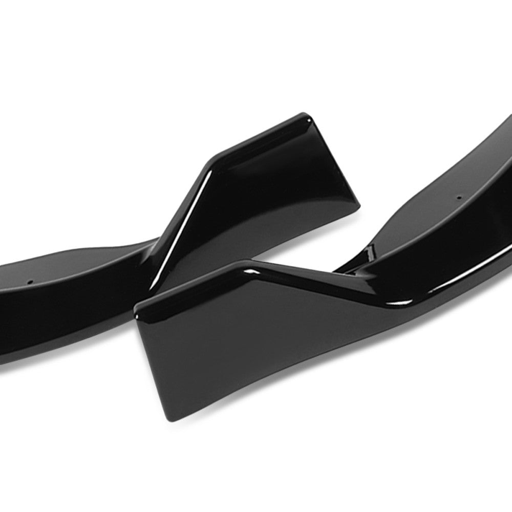 [Painted Gloss Black] Front Bumper Lip Chin Body Kit For 15-17 Toyota Camry XV50