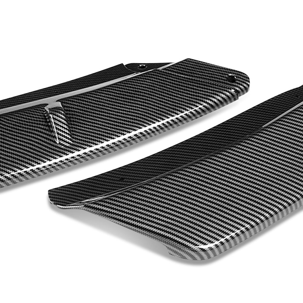 [Carbon Style Look] Front Bumper Lip Guard Body Kit For 15-17 Toyota Camry XV50