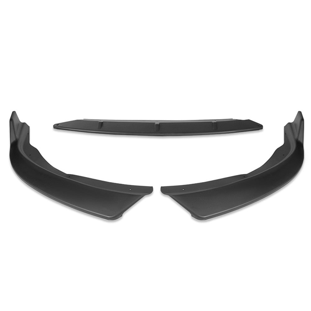 [Matte Black] Front Bumper Lip Chin Guard Body Kit For 15-17 Toyota Camry XV50