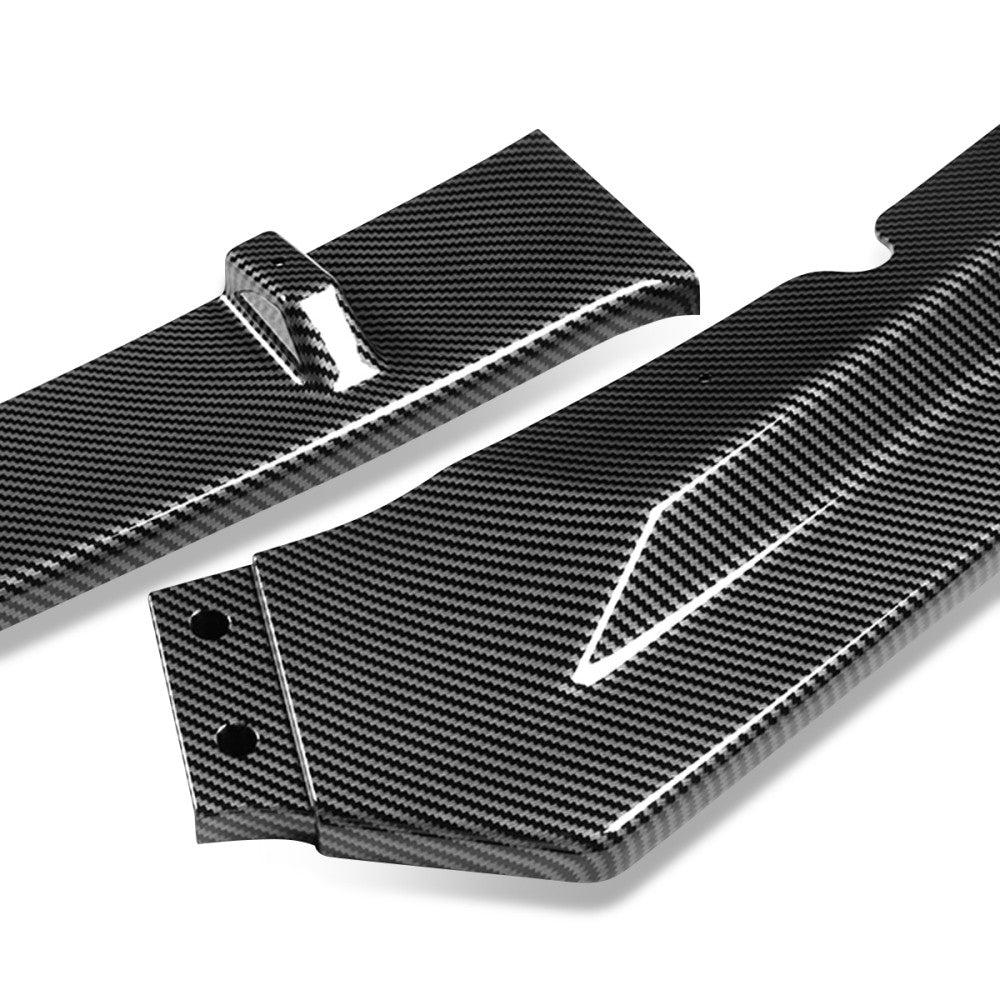 [Carbon Style Look] Front Bumper Lip Guard Body Kit For 16-19 Jaguar XE X760