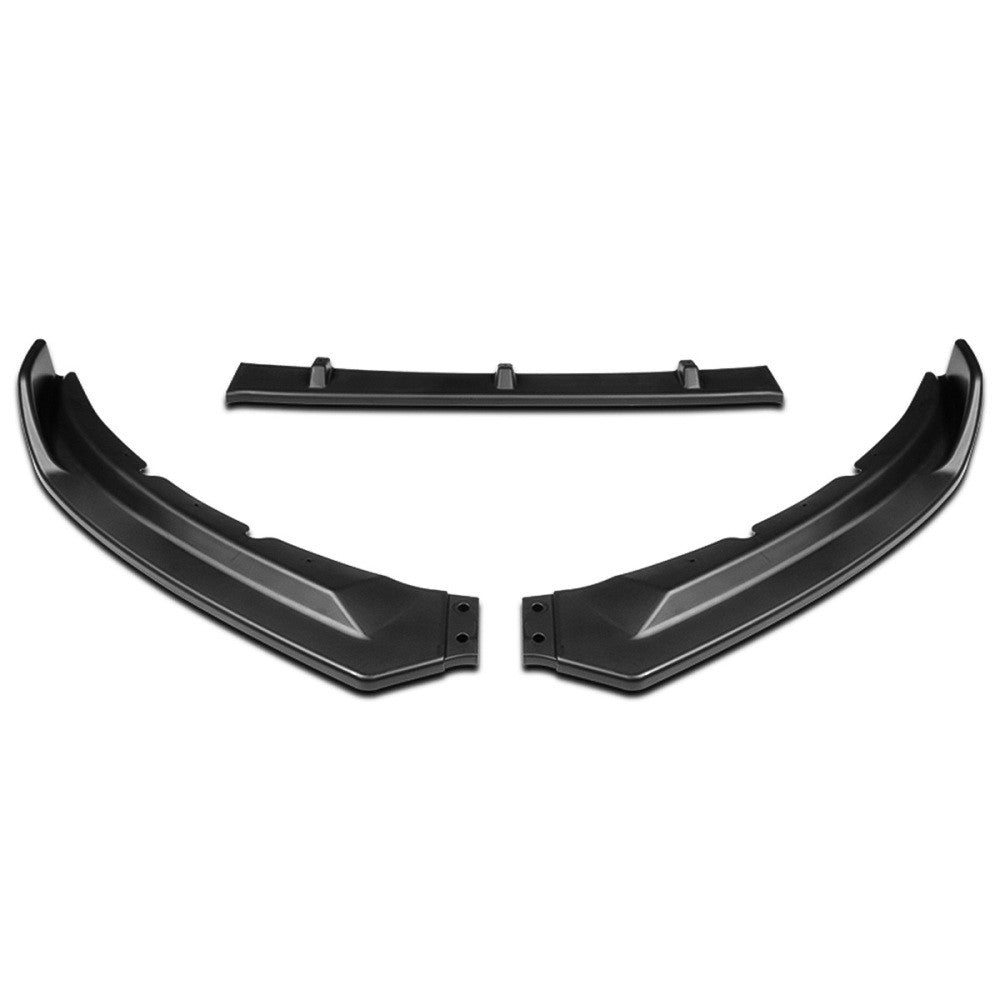 [Matte Black] Front Bumper Lip Chin Wing Guard Body Kit For 16-19 Jaguar XE X760