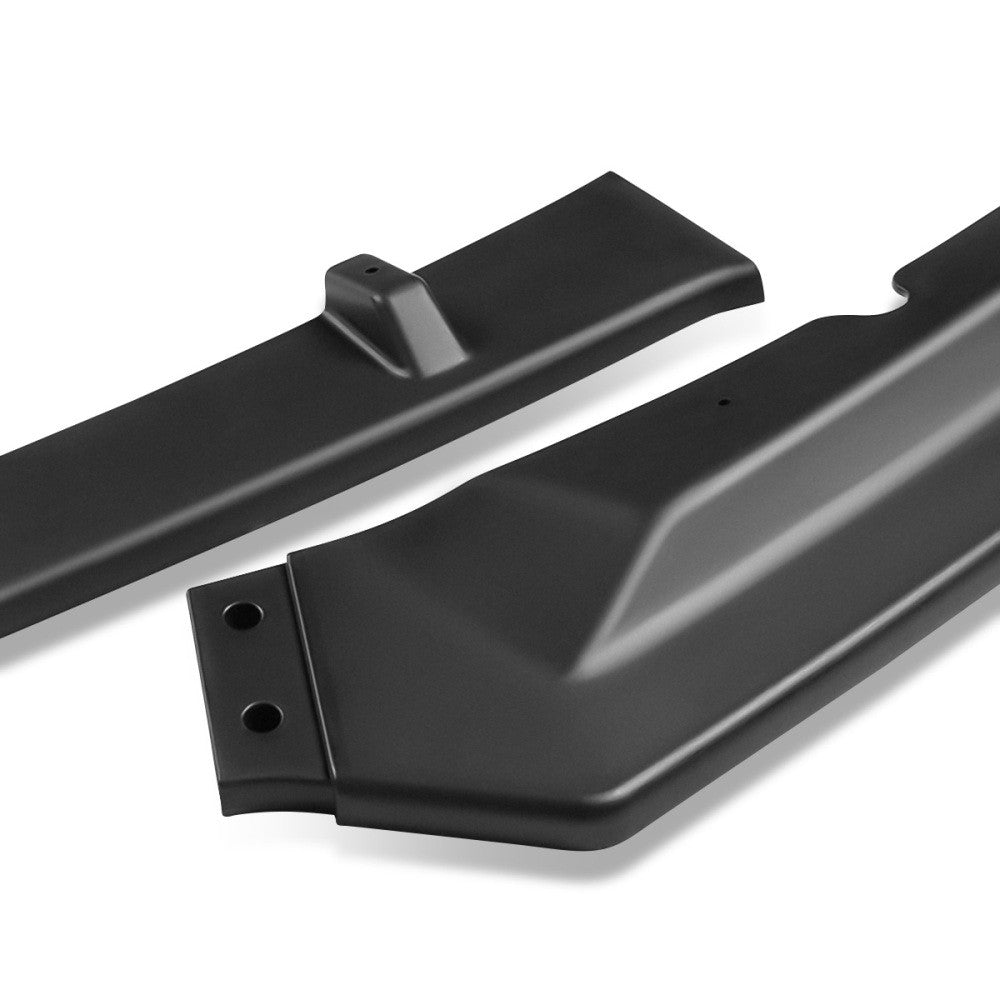 [Matte Black] Front Bumper Lip Chin Wing Guard Body Kit For 16-19 Jaguar XE X760