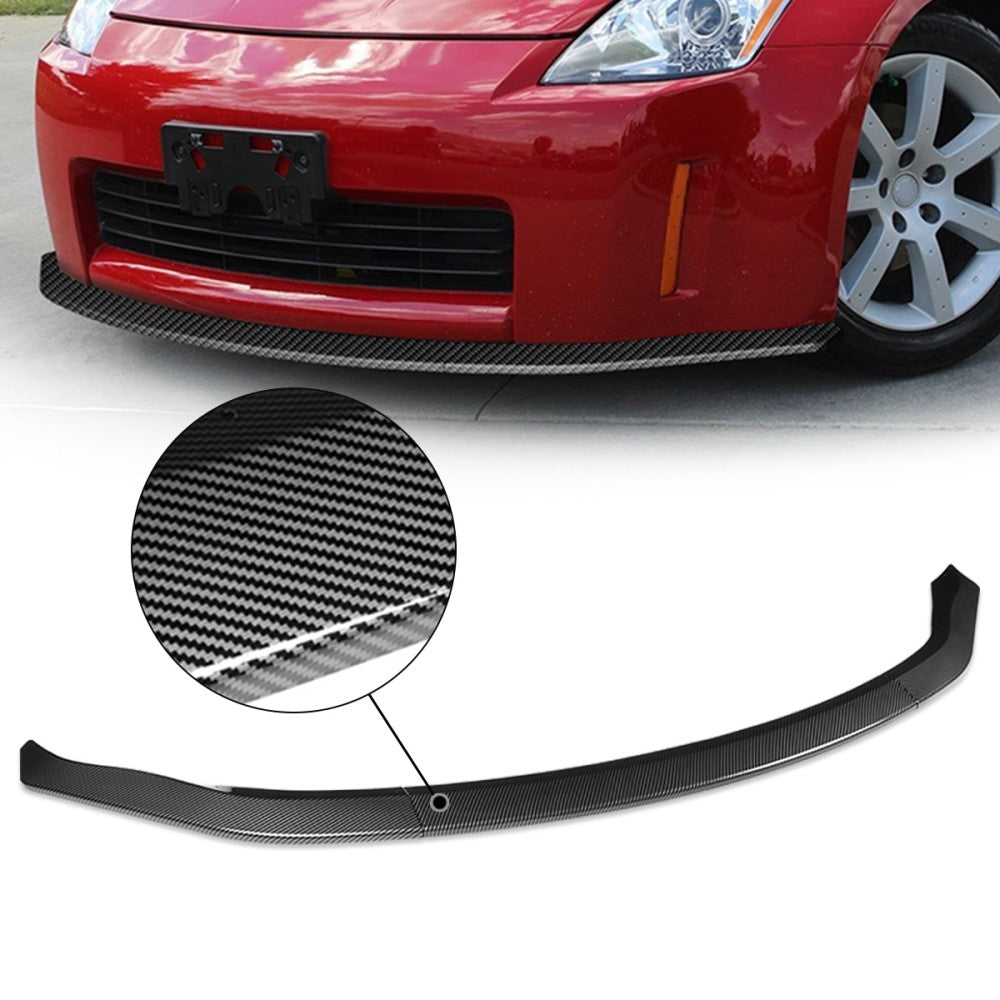 [Carbon Style Look] Front Bumper Lip Guard Body Kit For 03-05 Nissan 350Z Z33