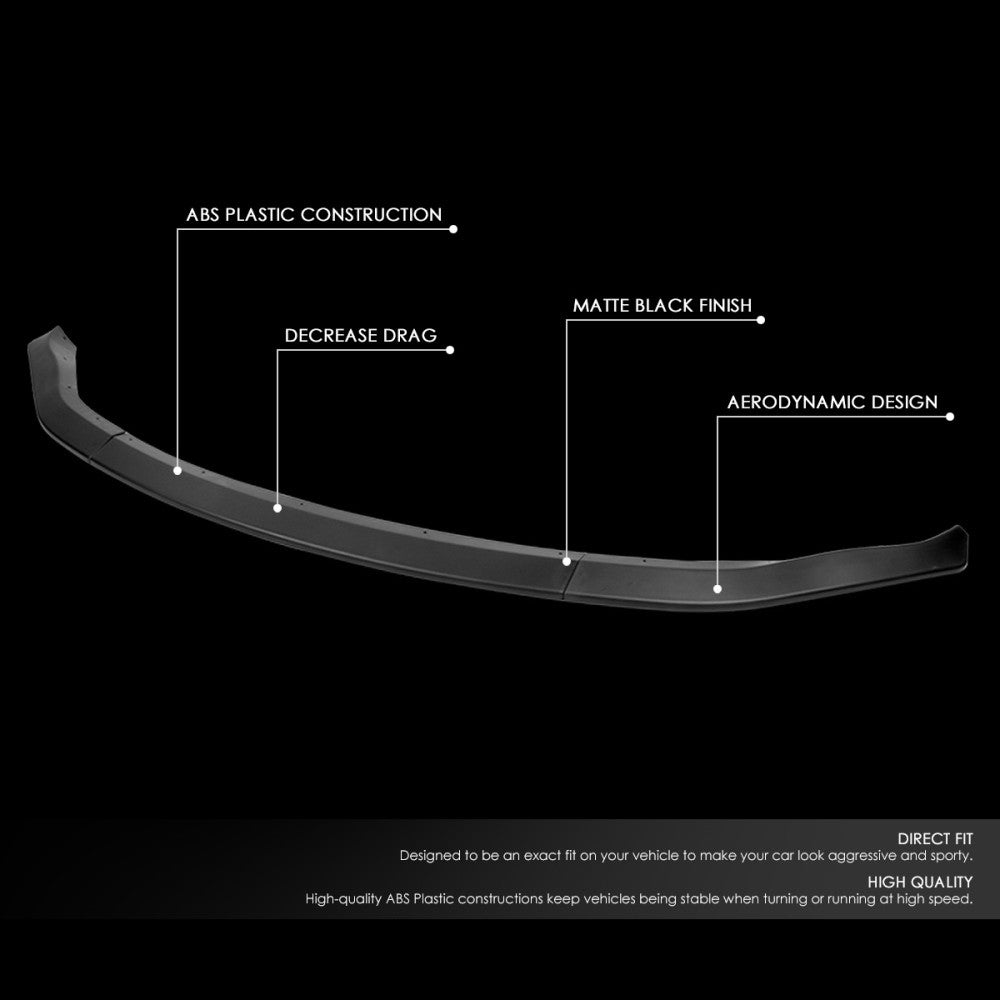 [Matte Black] Front Bumper Lip Chin Guard Body Kit For 03-05 Nissan 350Z Z33