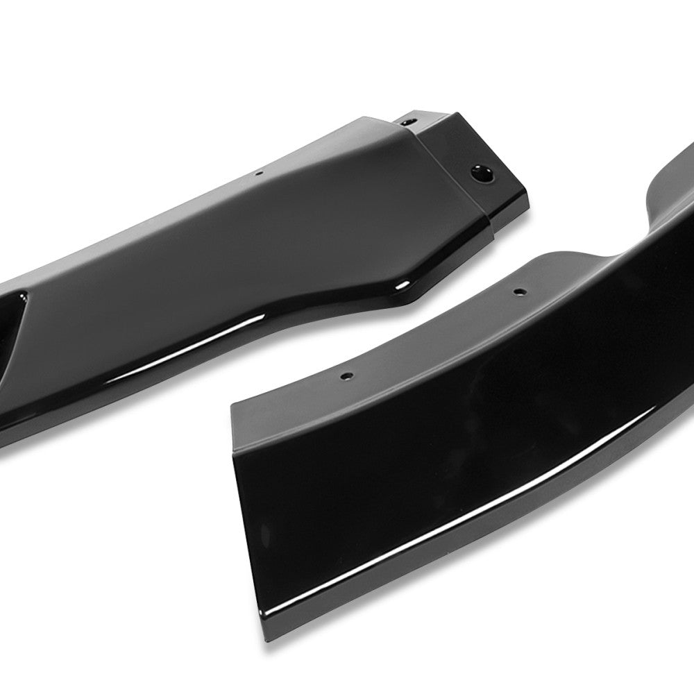 [Painted Gloss Black] Front Bumper Lip Guard Body Kit For 09-12 Nissan 370Z Z34