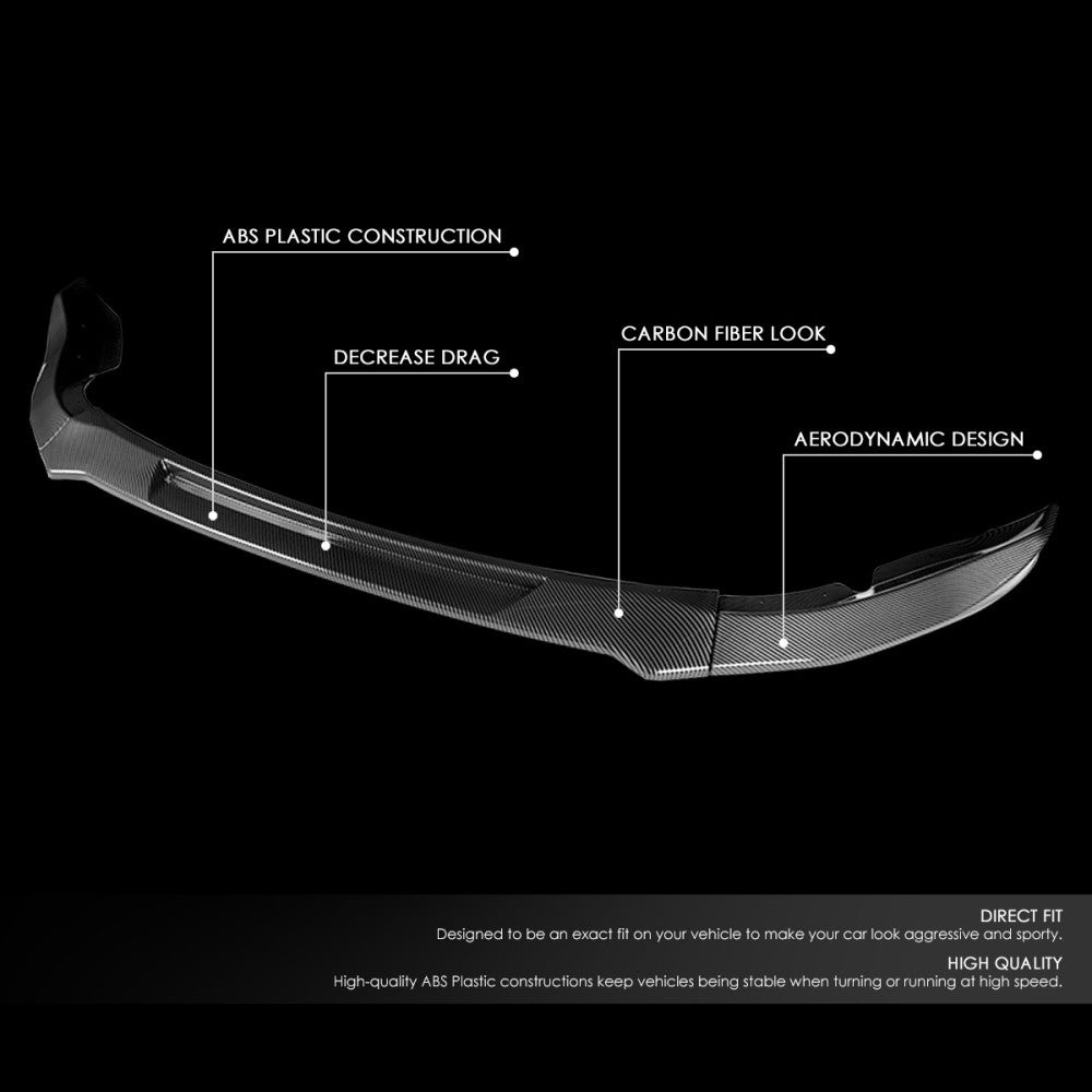 [Carbon Style Look] Front Bumper Lip Guard Body Kit For 09-12 Nissan 370Z Z34
