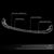 [Painted Gloss Black] Front Bumper Lip Guard Spoiler For 15-17 Hyundai Sonata LF